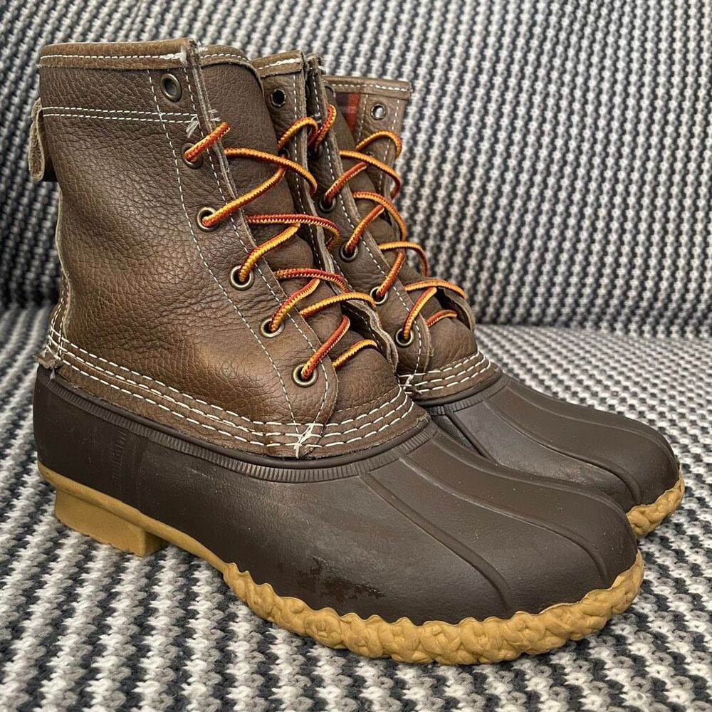 Bean Boot By L. L. Bean 8” Lace Up Duck Boot Wome… - image 1